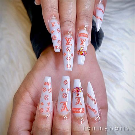 nail tips louis vuitton|louis vuitton press on nails.